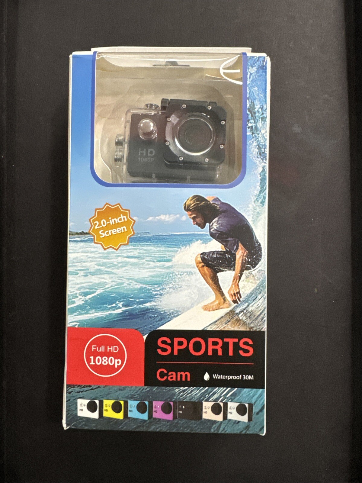 1080p Sports Cam Waterproof up to 30 meters Free Shipping