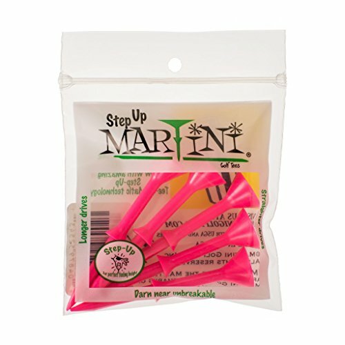 Martini Step-Up Golf Tees 3 1/4''  Pink (5 Tees)
