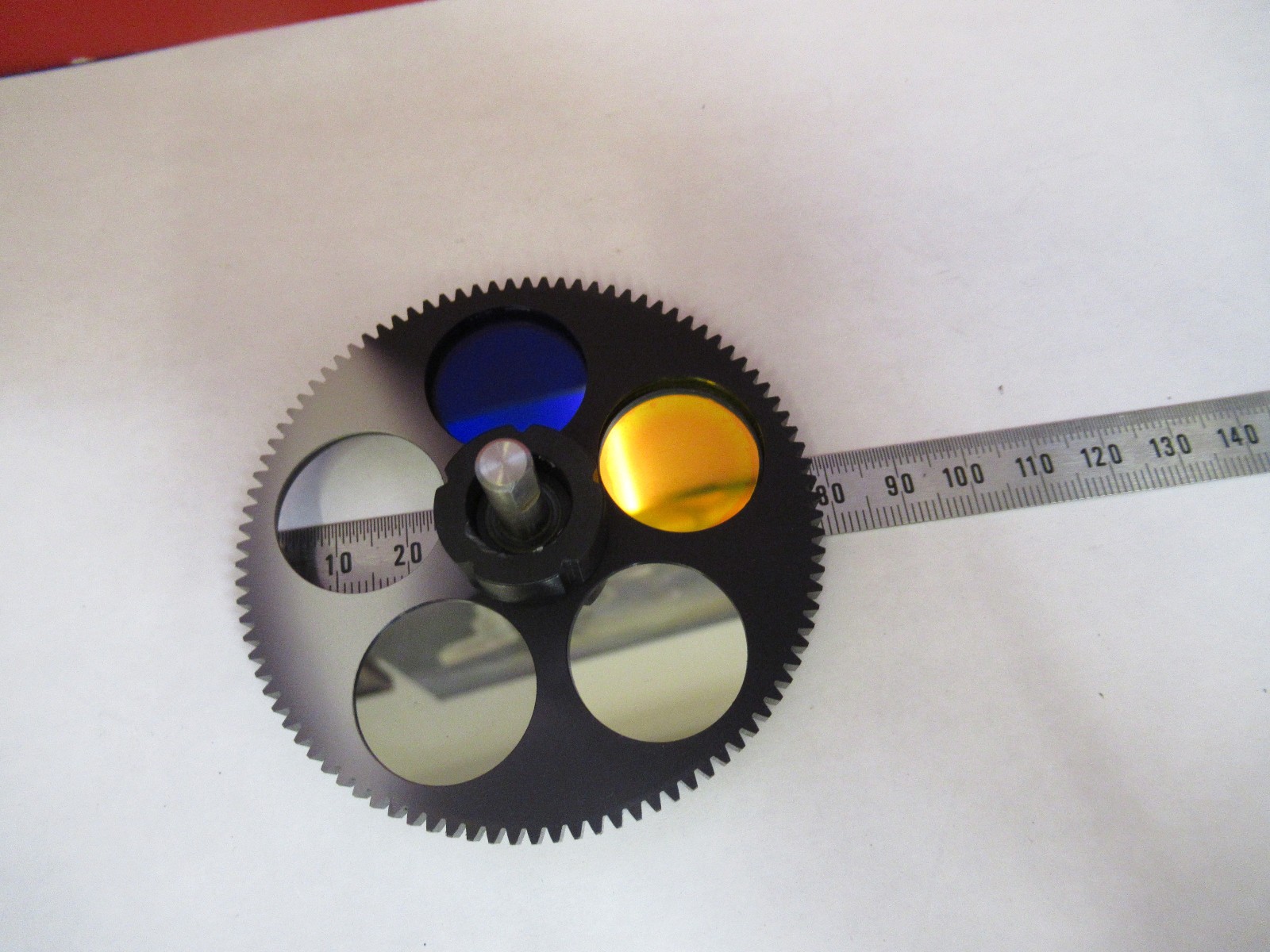 ZEISS GERMANY FILTER WHEEL OPTICS MICROSCOPE PART AS PICTURED U7-C-25