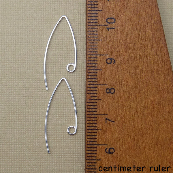 Handmade Hammered Earring Hooks - Sterling Silver Ear Hooks - Flattened Ear Wire