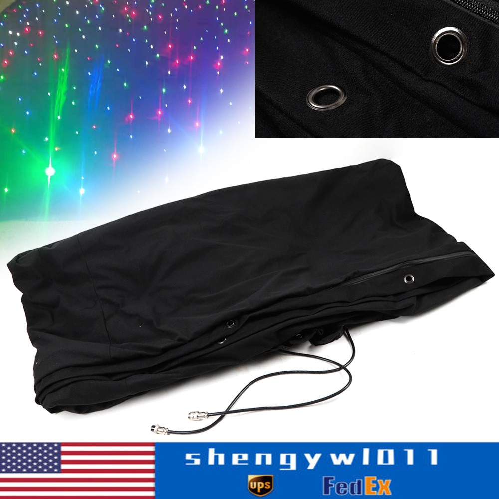 10x6.5ft Stage Star Light Led Backdrop Wedding Party Curtain Retardant Dj Pub