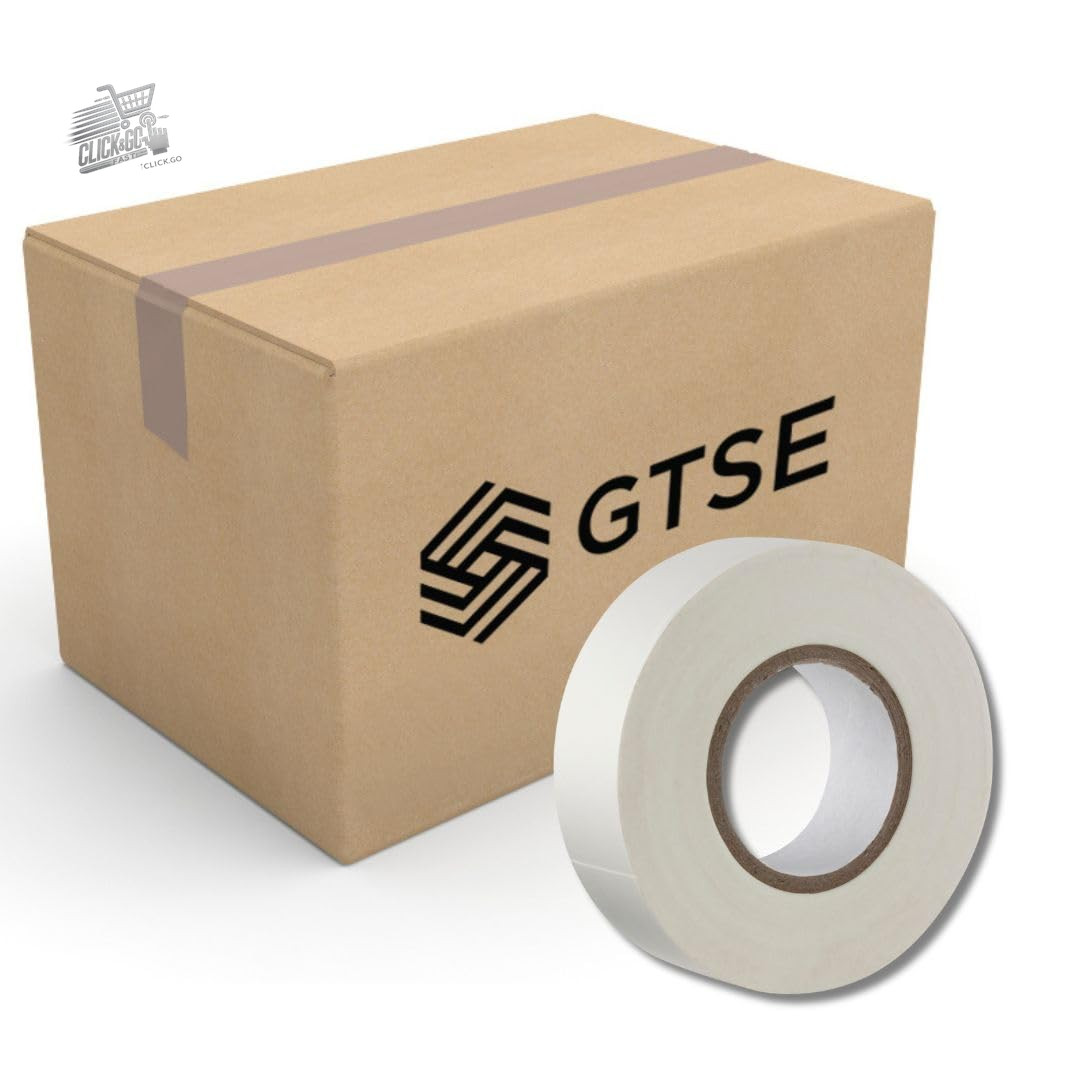 - White Insulating Tape 50 Rolls - 19mm X 20M - Self Adhesive Insulating Tape