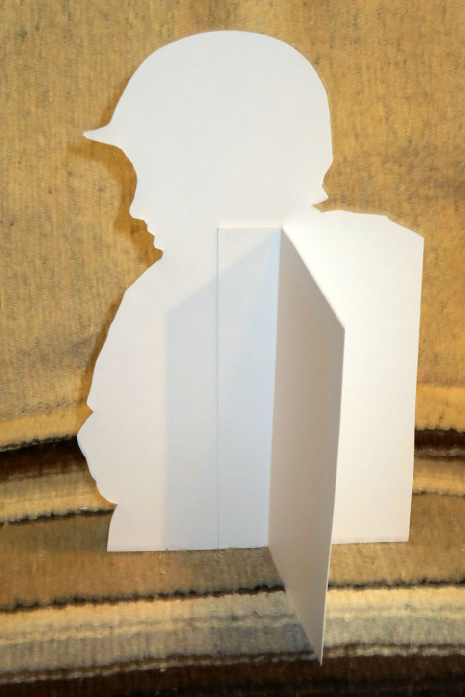 American Soldier in Vietnam "Combat" Tabletop Display Standee 10 3/4" Tall