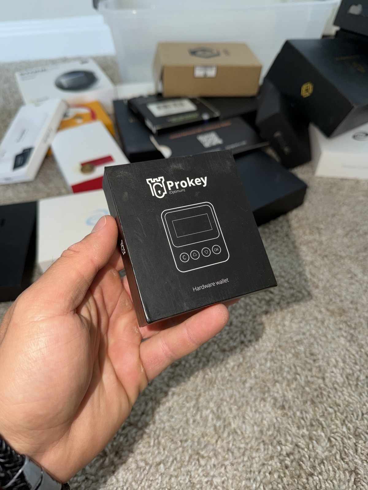 Crypto Key Wallet Optimum Secure Hardware Wallet Bitcoin Ethereum 3500