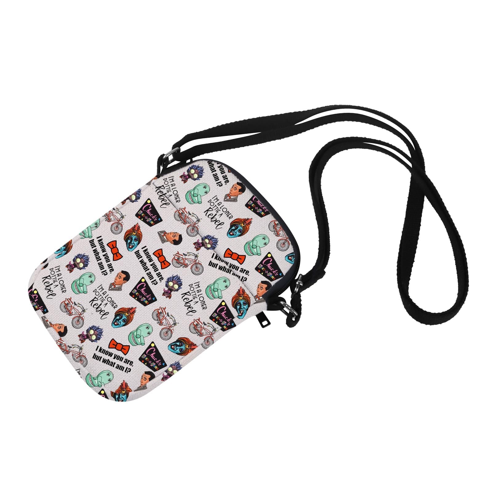 80s TV Show Inspired Gift P-ee Wee Herman Fan Gift Herman Crossbody Bag In Me...