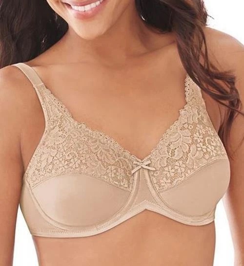 NEW NWTBali Lilyette Enhancement Minimizer UW Bra 0428 Full Coverage 38DDD Beige