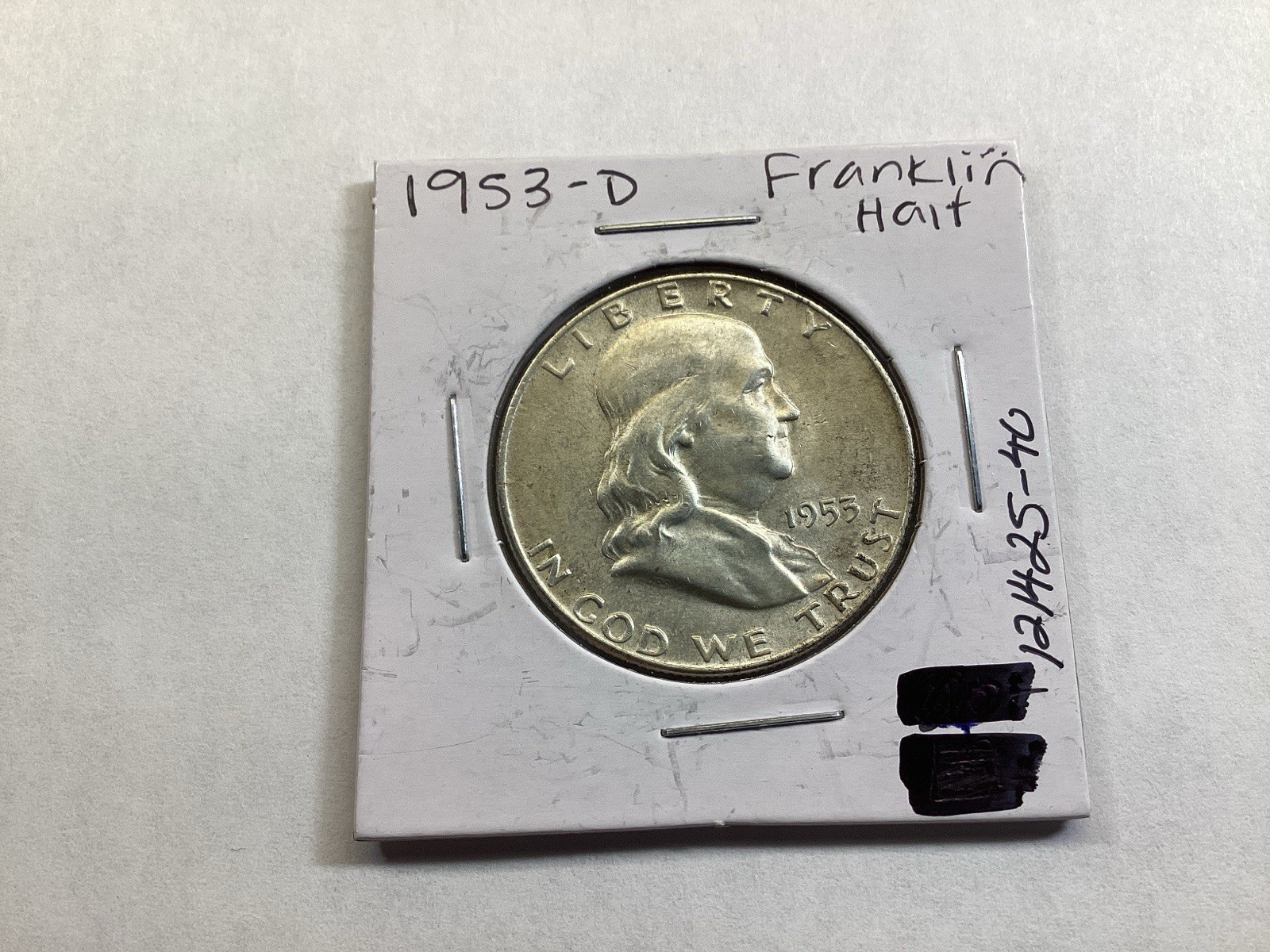 1953 D Franklin 90% Silver Half-Dollar from Denver Mint Silver 121425 40rk