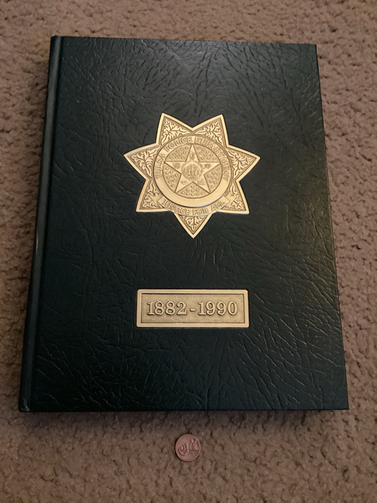 vintage The history of the tulsa police department 1882-1990 Hardback #572/5000