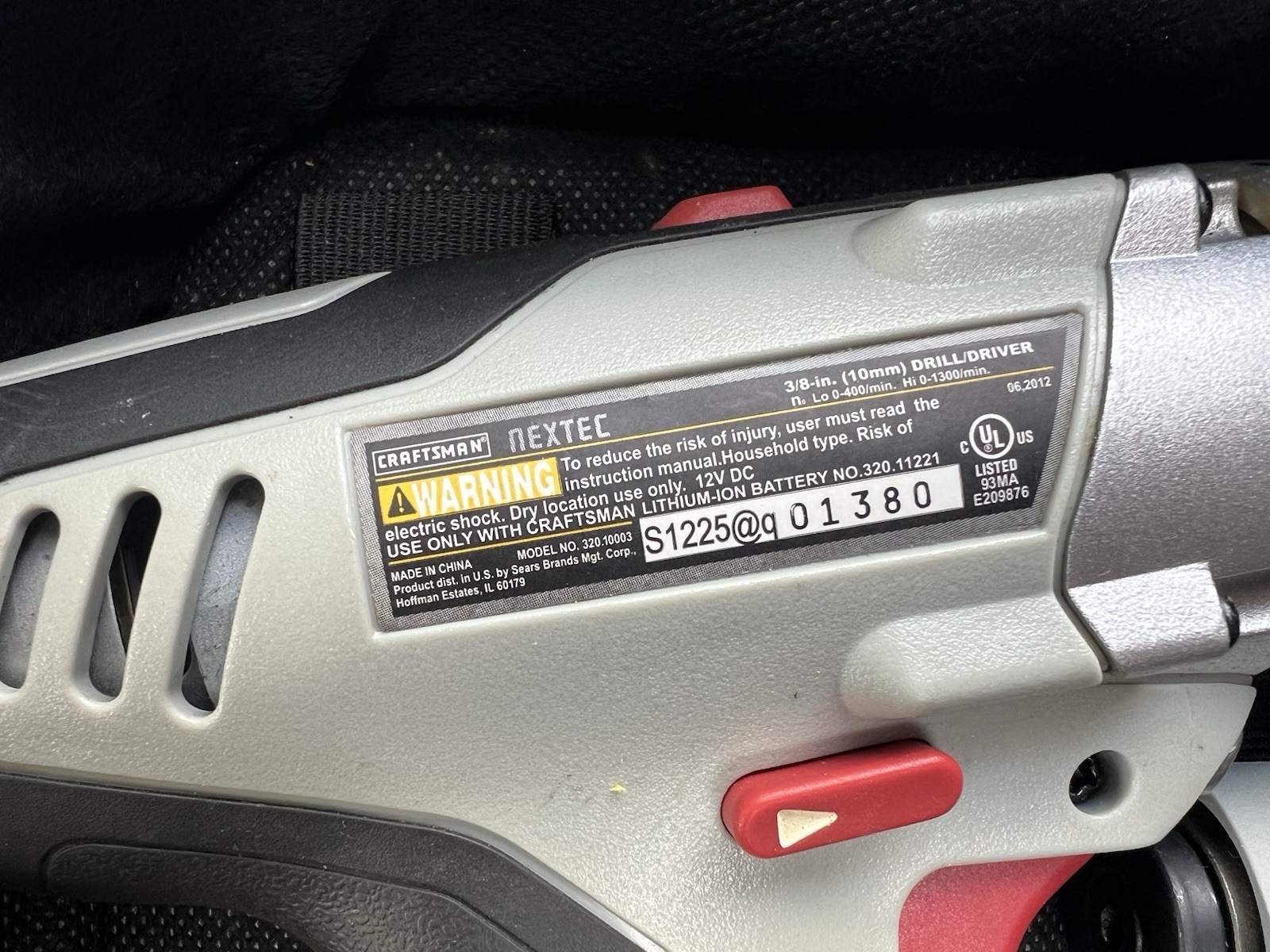 🇺🇸Craftsman NEXTEC 12V Drill/Driver Multi-Tool Battery Charger Case🇺🇸