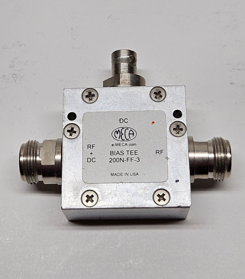 MECA 200N-FF-3, Bias Tee, .5-2.5GHz, 100VDC @ 7 amps max