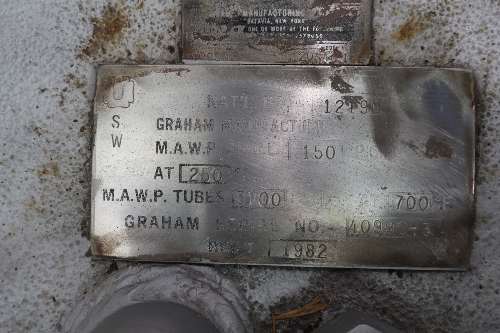 Graham 20S40-16L Heliflow Heat Exchanger