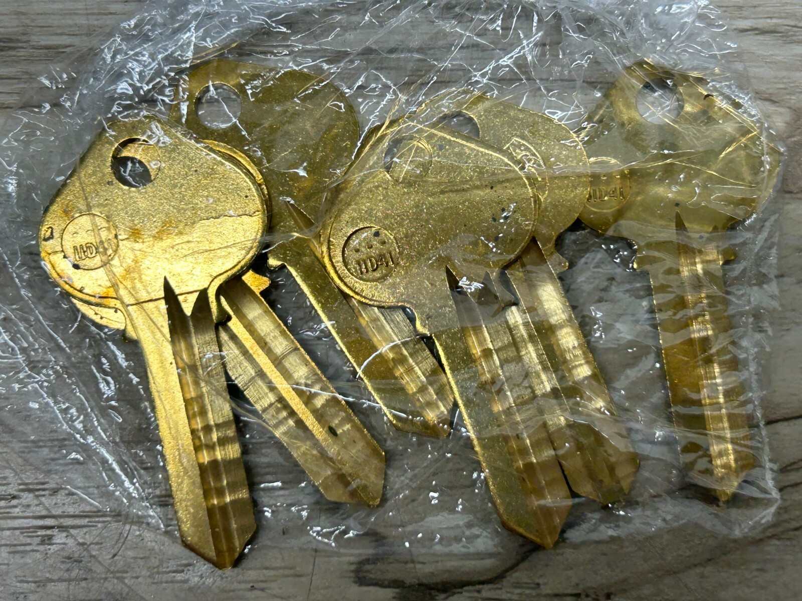 STAR Locksmith Supplies Brass Key Blanks 5RU8 Set Of 6 Made In USA NOS