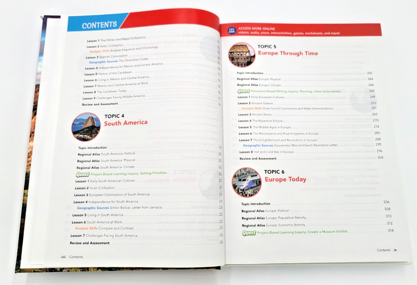 My World Interactive World Geography Pearson 2019 HC Many Available