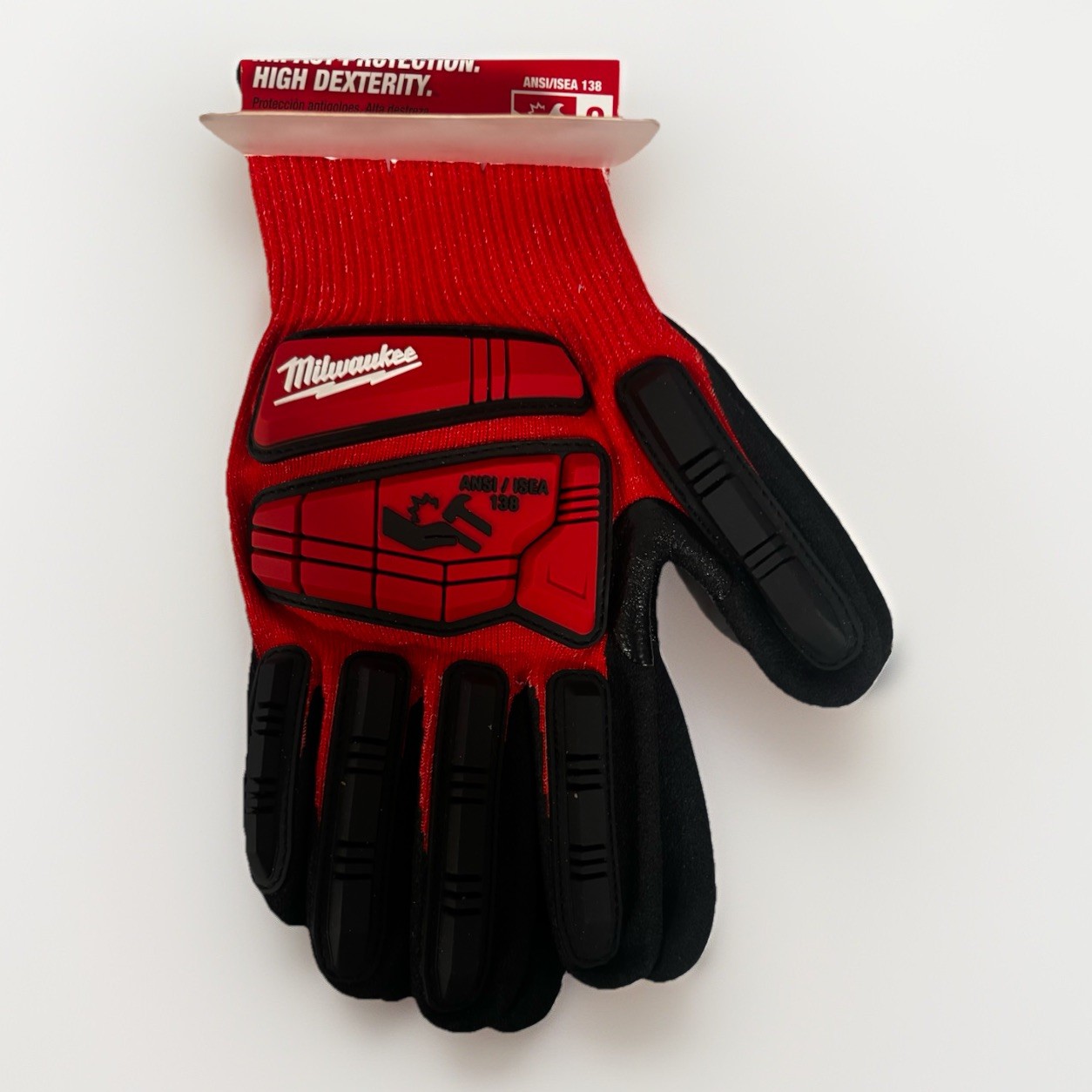 5-Pack Milwaukee Work Nitrile Gloves Small High Impact Cut Resistant Cutting 7"