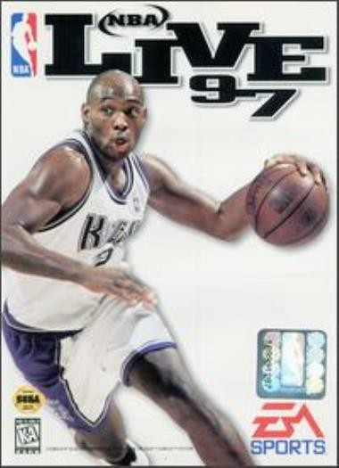 NBA Live 97 PC CD professional basketball pro players team season dunking game!