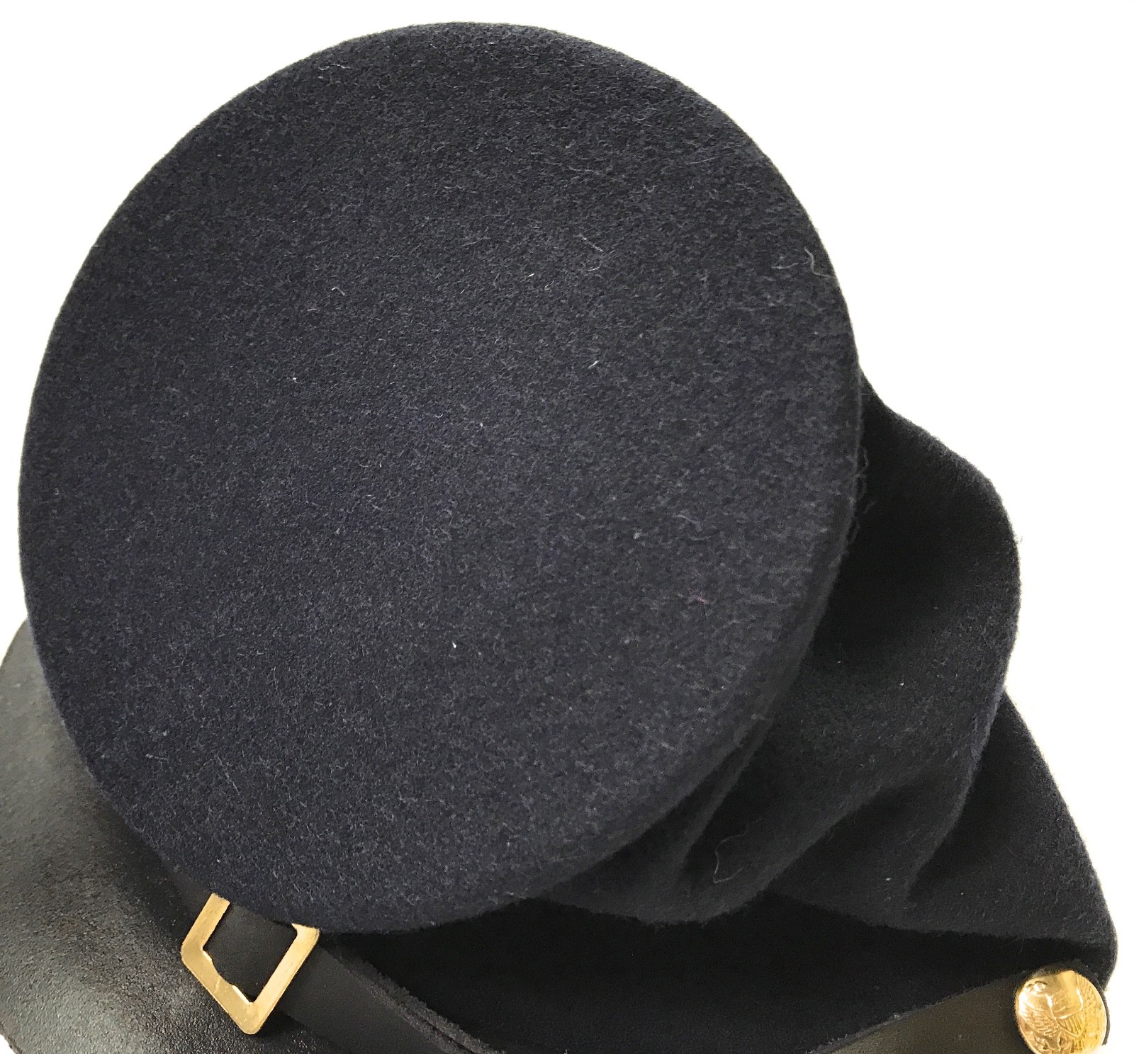 CIVIL WAR US UNION BLUE WOOL ENLISTED KEPI FORAGE CAP HAT-MEDIUM