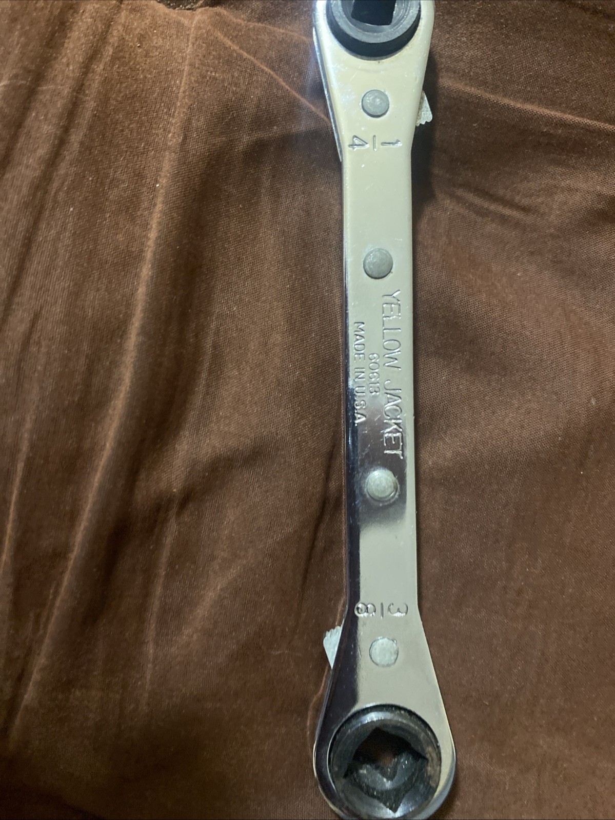 Yellow Jacket 60613 Ratcheting Refrigeration Wrench 5 5/8 Inch