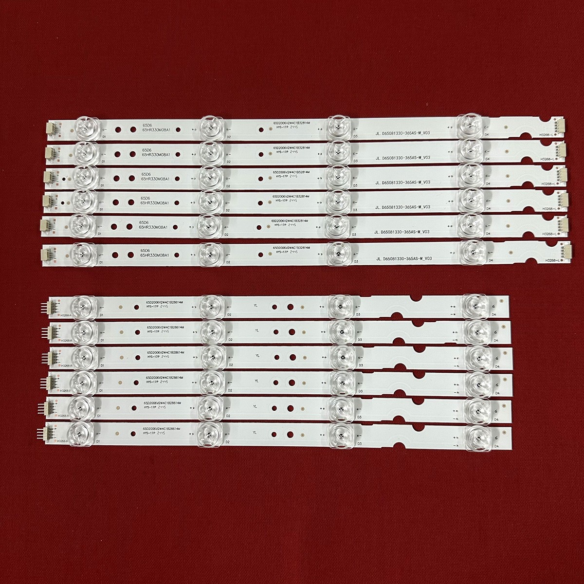 LED backlight strips for TCL 65S4 65S4TDAA 65P65US 65S423 65S425 65S421