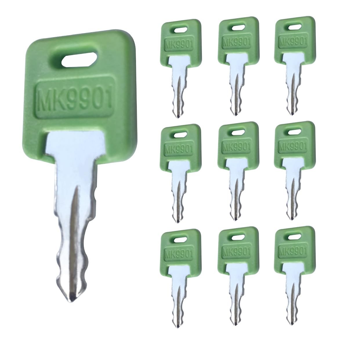 10 Pieces RV Camper Ignition Keys, MK9901 6601 Motorhome Master Key Set, New USA