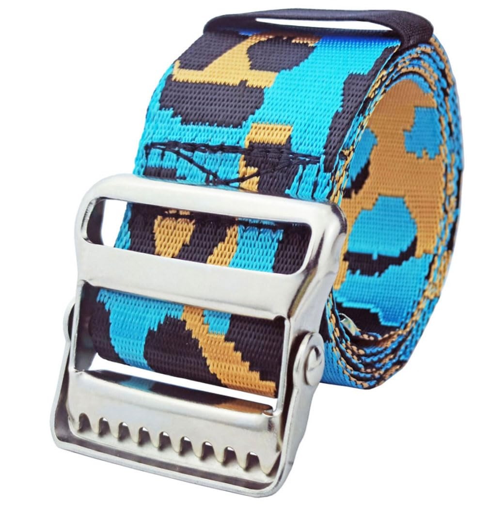 Gait Transfer Belt 2 Inch Soft Jacquard Webbing Caregivers Seniors 60 Inch