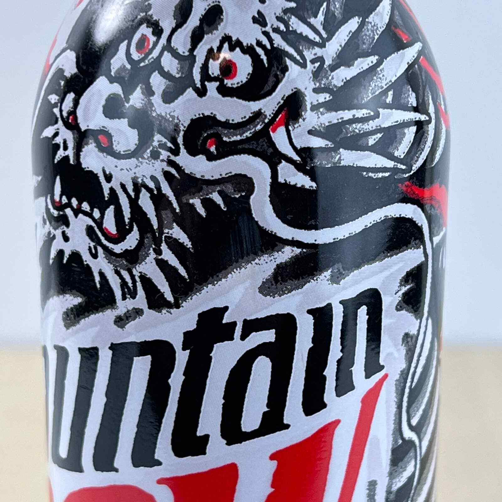 Mountain Dew Green Label Art Concrete Dragon 6oz Full Bottle