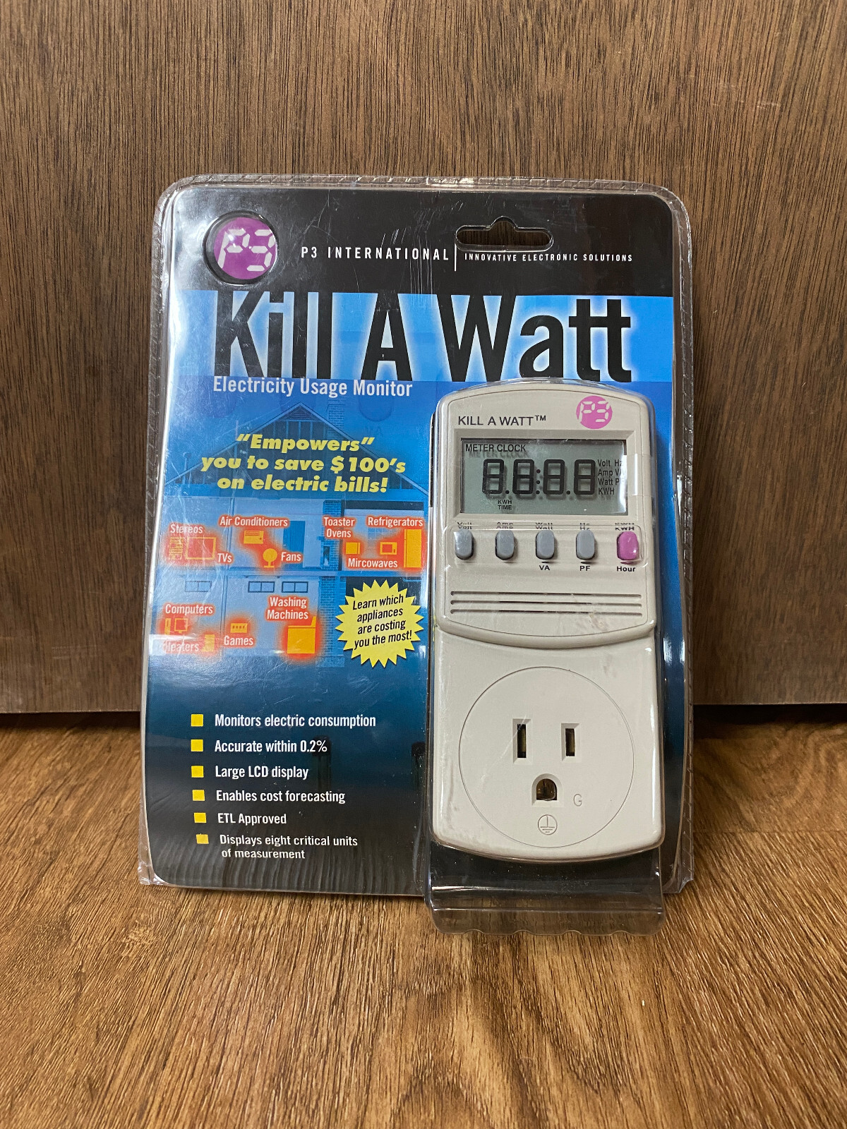 P3 International Kill-A-Watt Electricity Usage Monitor Model #P4400, NEW Sealed.
