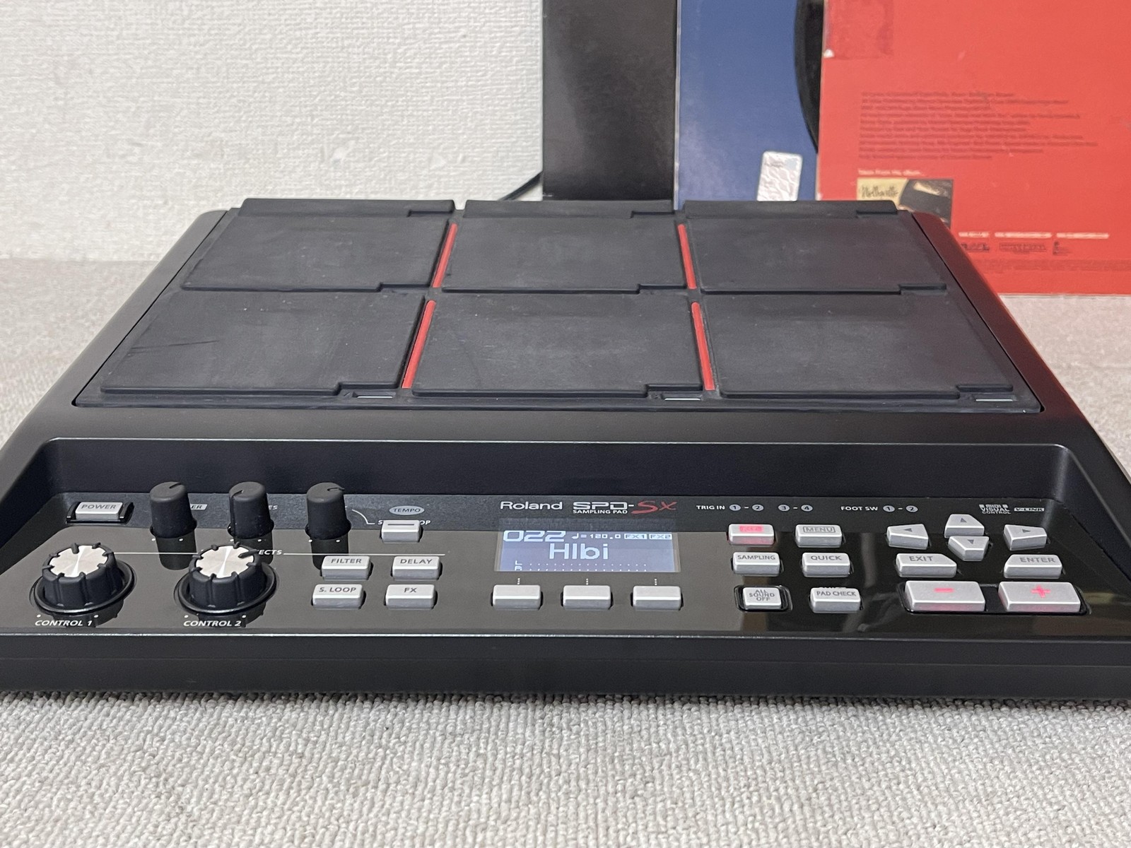 Roland SPD-SX Sampling Pad 9-Pad Digital Percussion MIDI USB Tested Working