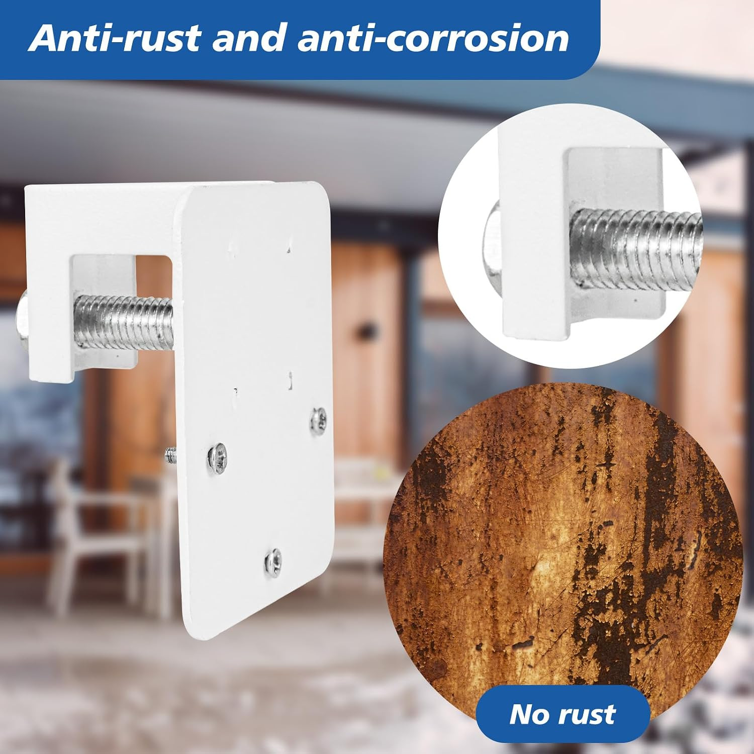 Gutter Mount Bracket for Eufy Security Solocam S340 - Adjustable, Weatherproof,