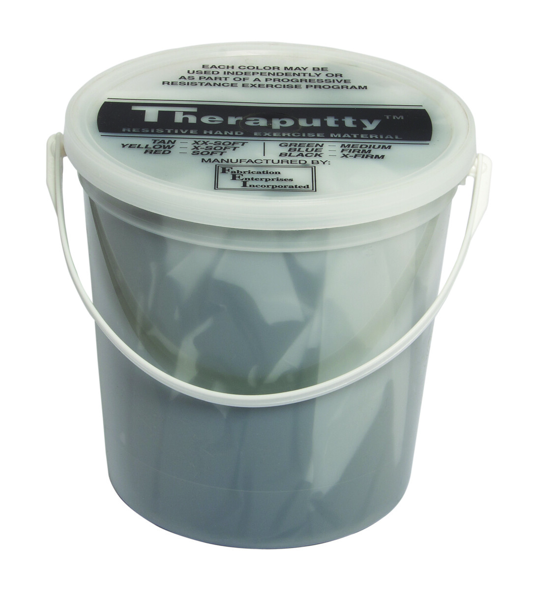 Cando Theraputty Standard Hand Exercise Putty - 5 lb - Black - X-firm