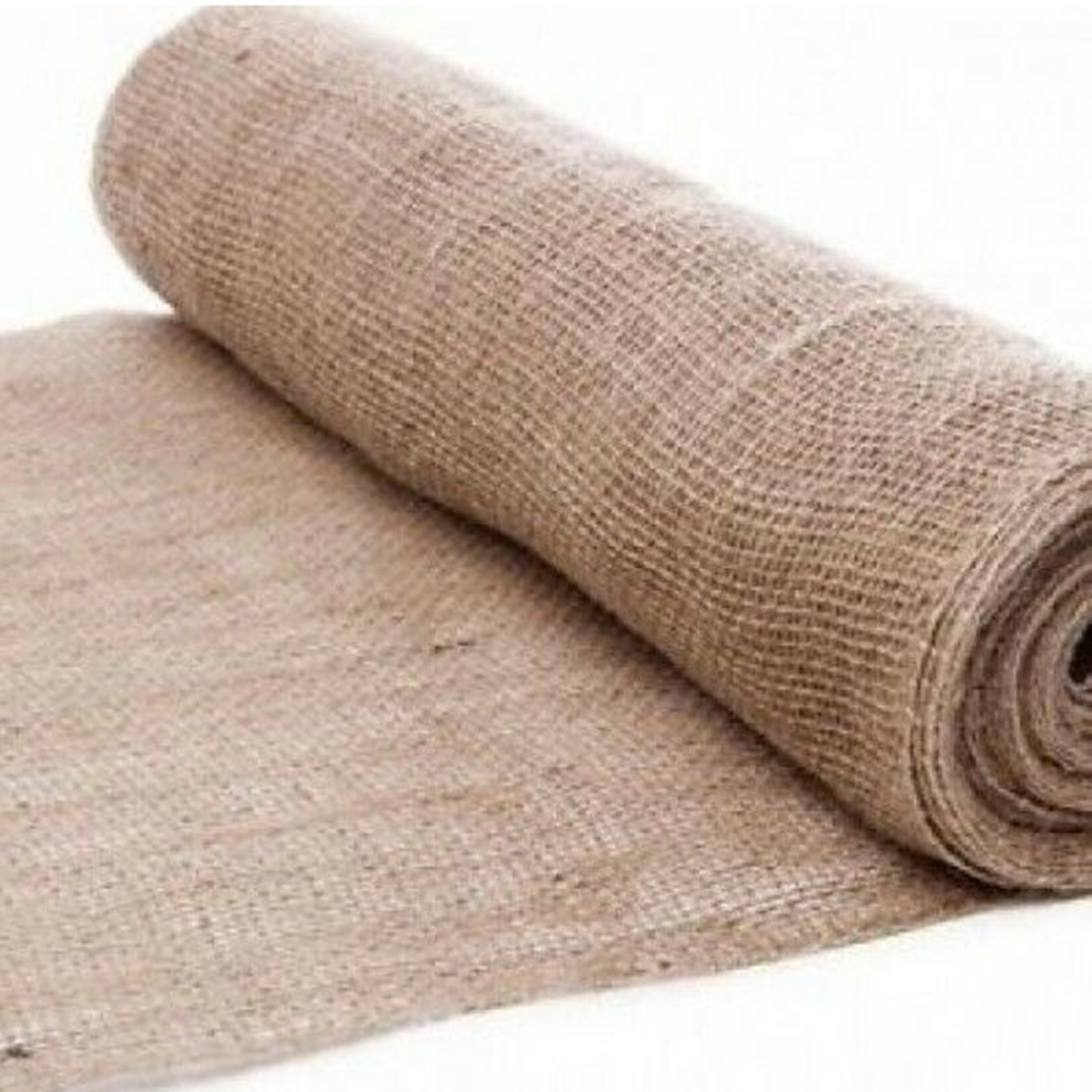 Hessian Jute Fabric Roll Frost Protection Builders Craft Slight Imperfect 54"