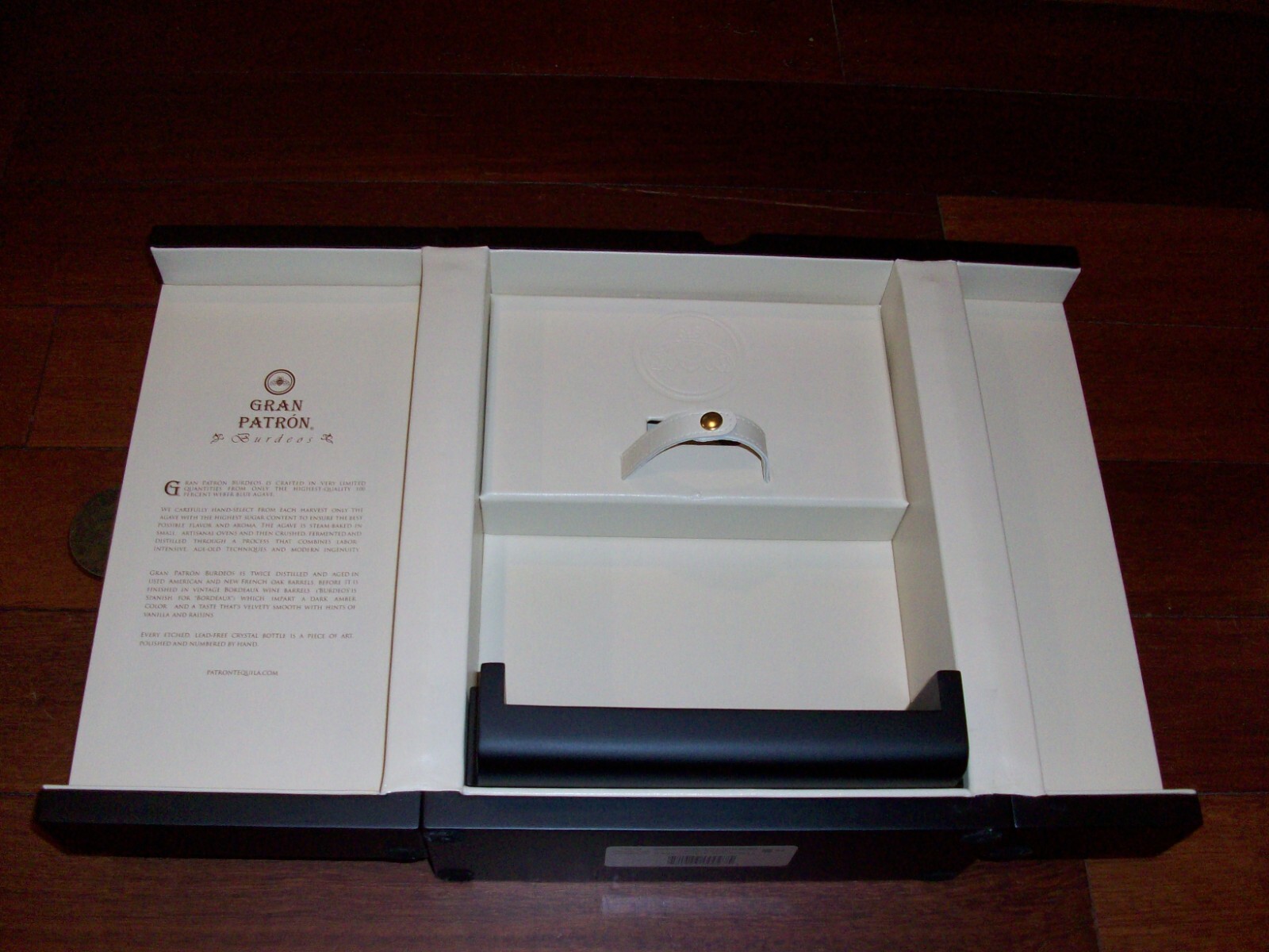 Gran Patron Burdeos Tequila 750 ML Extra Anejo Display Box NO Bottle
