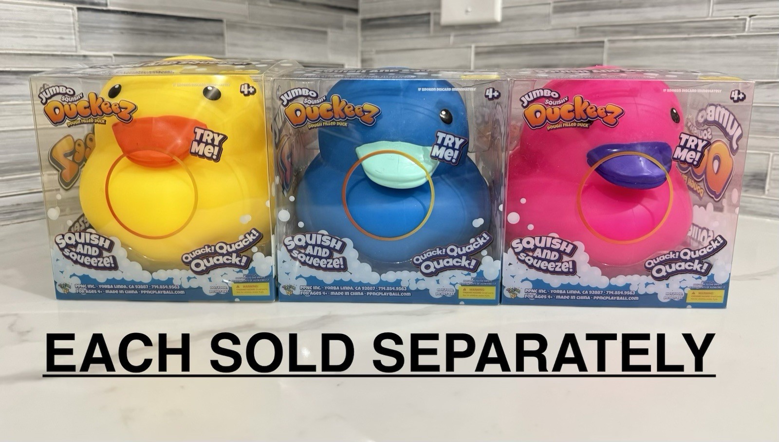 Viral Duckeez Dough Filled Jumbo Squishy Squeezy from 5 Below *Fast Shipping*