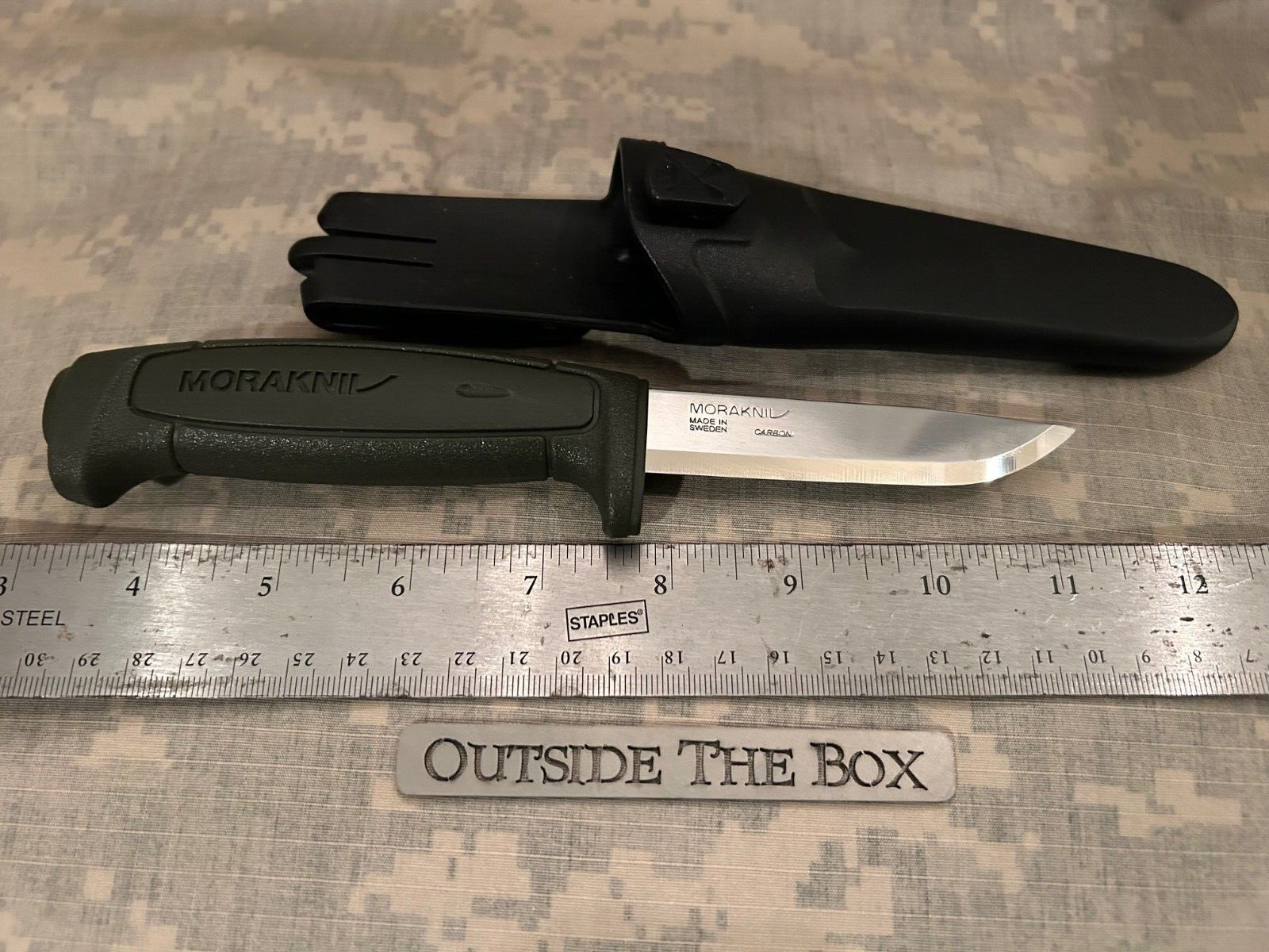 Emergency/Survival:  MORAKniv BASIC 511 OD Green/Black, CARBON STEEL, Sweden