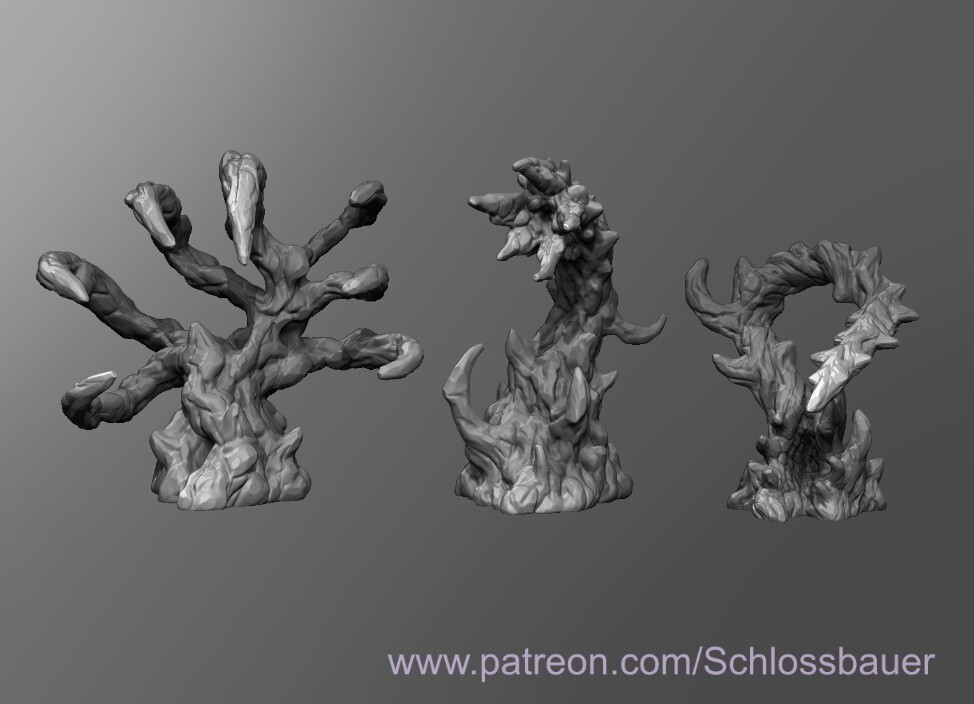 Carnivorous Crystal Monster Manual 28mm Scale DND D&D Miniature SB