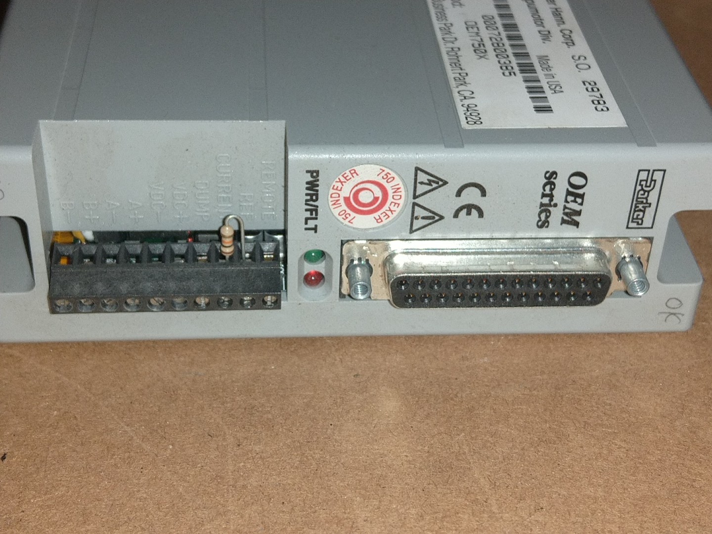 Parker Compumotor OEM750X Indexer Stepping Stepper Motor Controller
