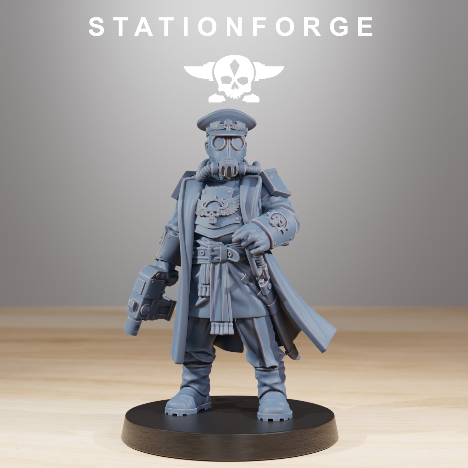 Imperial Soldiers of the Grim Guard x 1,  Death Division,  Commander Korps