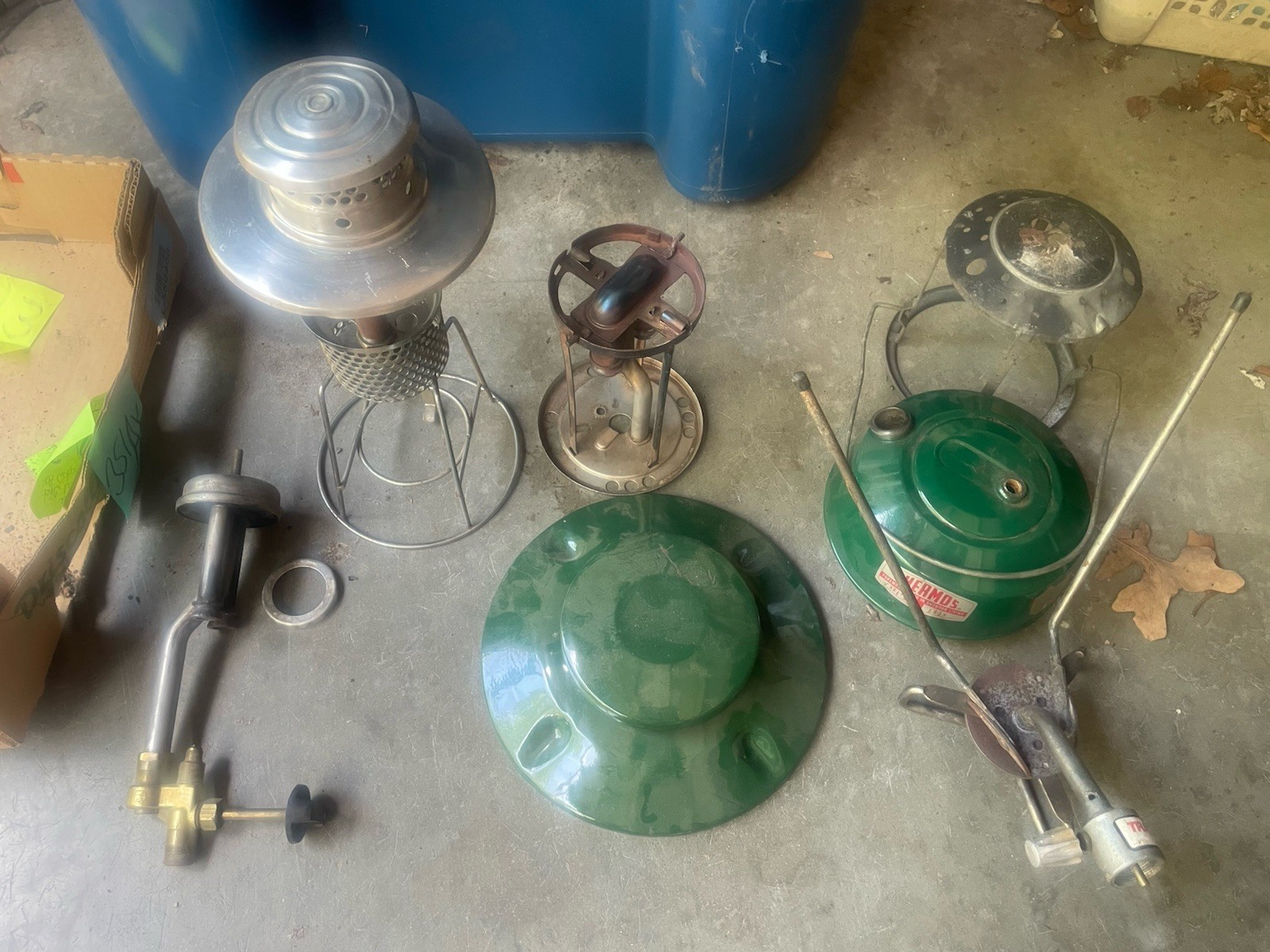 Thermos Lantern Parts Lot Valves Assembly + Winchester Trailblazer Burner