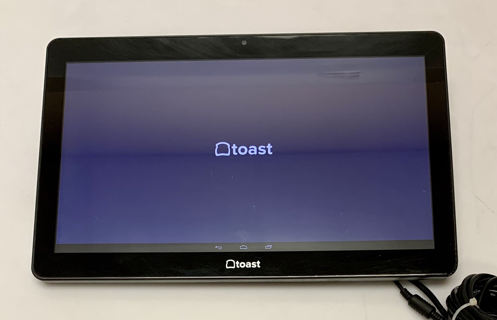 Elo MSM8690 Touch Screen Tablet W/ Toast POS, Ethernet & Power Adapter Cables