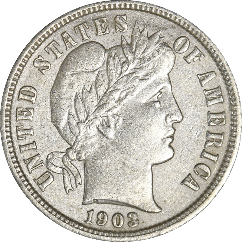 1903-P Barber Dime
