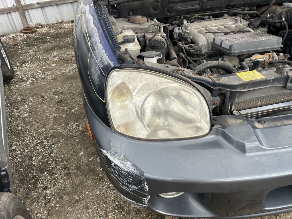 Driver Left Front Spindle/Knuckle With ABS Fits 02-04 SANTA FE 104815536