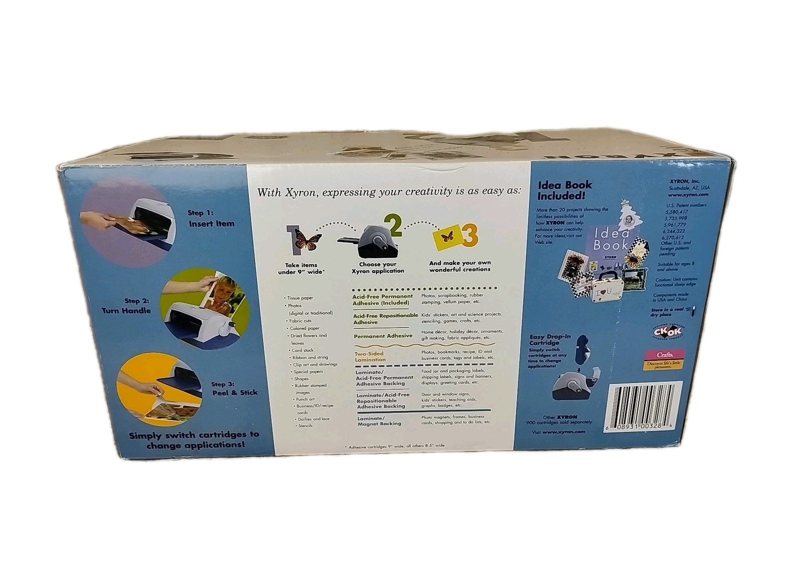 Xyron Model 900 Sticker Laminate Magnet Label Maker Machine XRN900