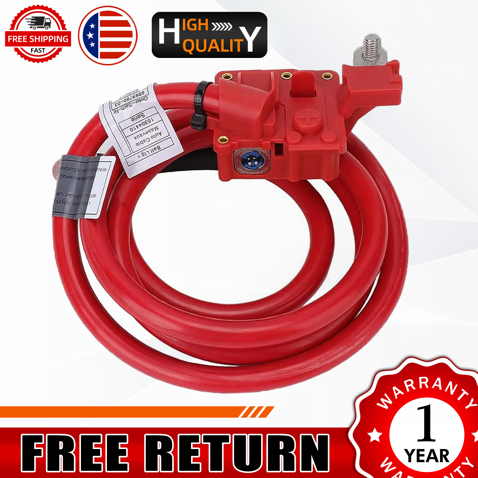 Positive Battery Cable for BMW E60 5 Series 525i 528i 530i 535i 550i 61126989780