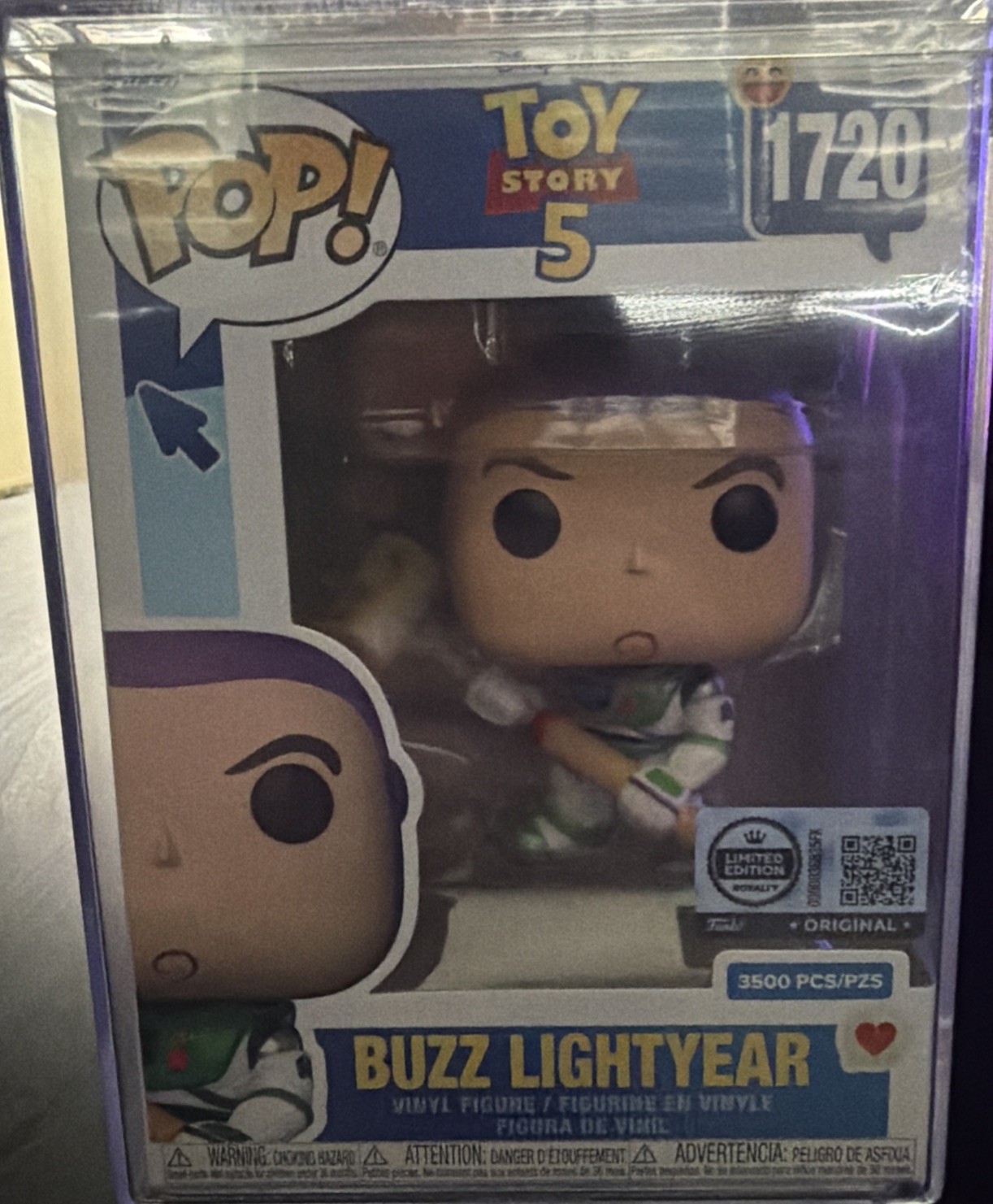 Funko Pop Toy Story 5 Buzz Lightyear #1720 Vinyl Figure & Hard Case LE SEALED