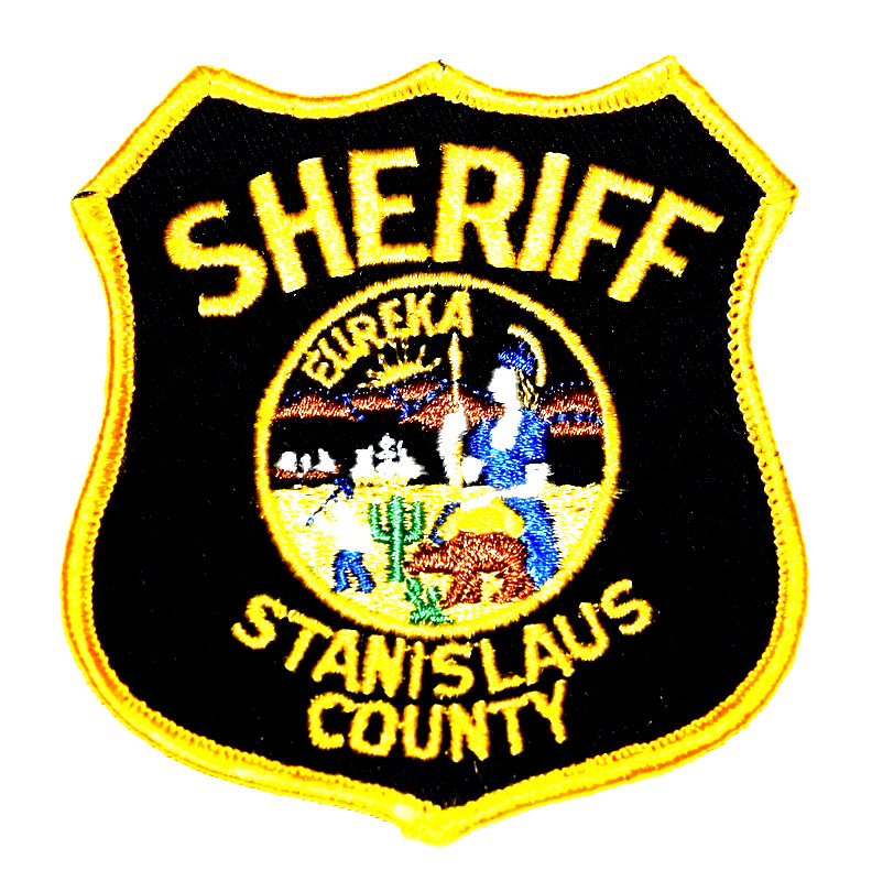 STANISLAUS COUNTY – SHERIFF - CALIFORNIA Police Patch STATE SEAL WALKING BEAR 2J