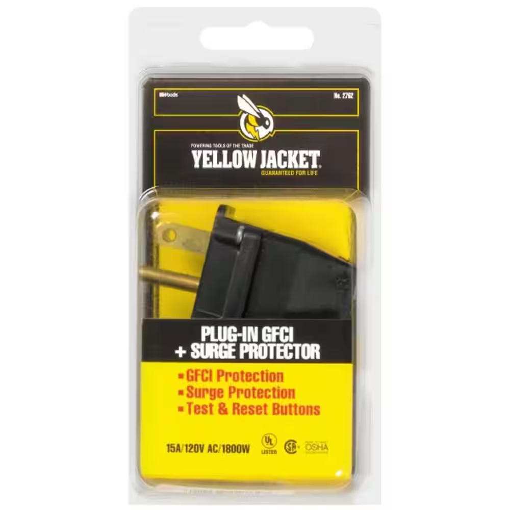 1-Outlet GFCI Extension Cord Adapter