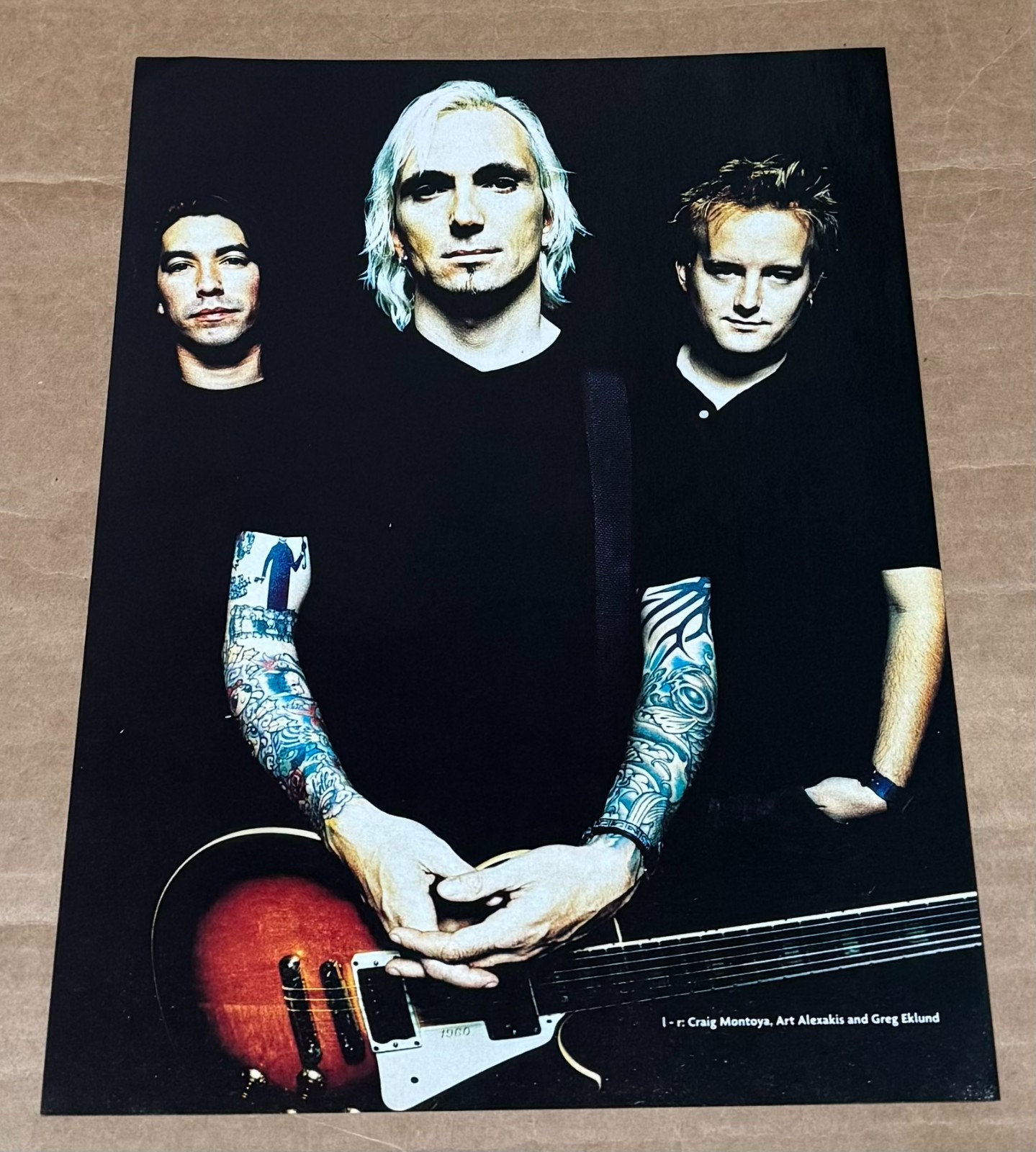 EVERCLEAR - MONTOYA / ALEXAKIS / EKLUND - Music Print Ad Photo - 2001