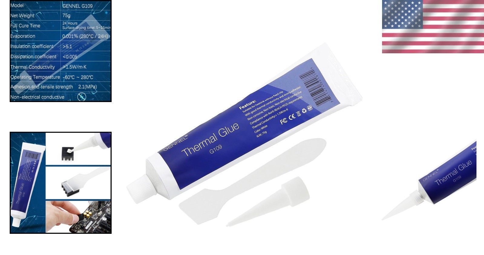 Thermal Conductive Plaster - Silicone Adhesive Compound 50ml