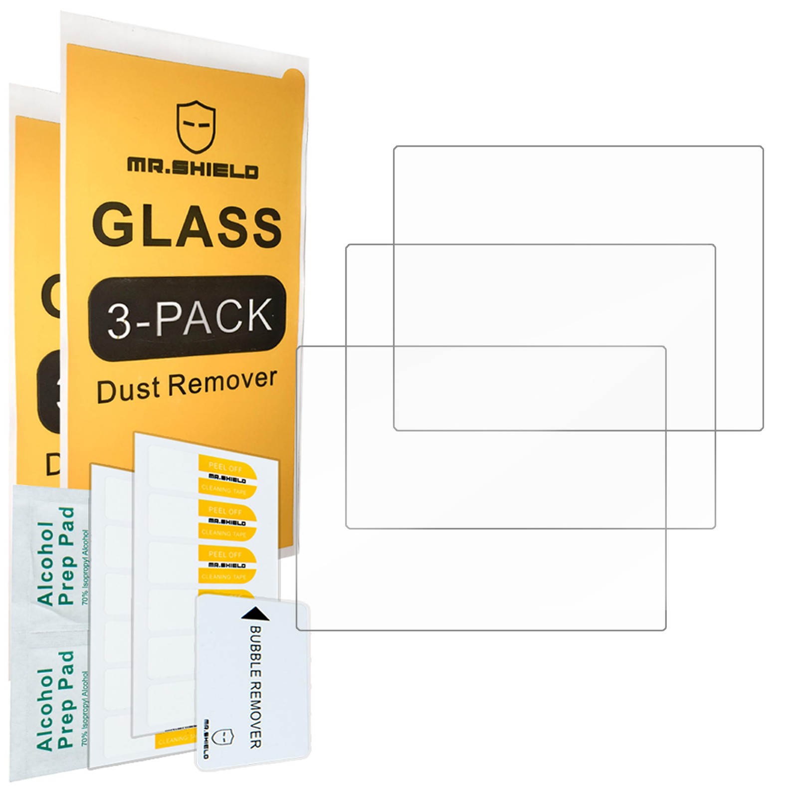 Mr.Shield Screen Protector compatible with Anbernic RG477M [Tempered clear