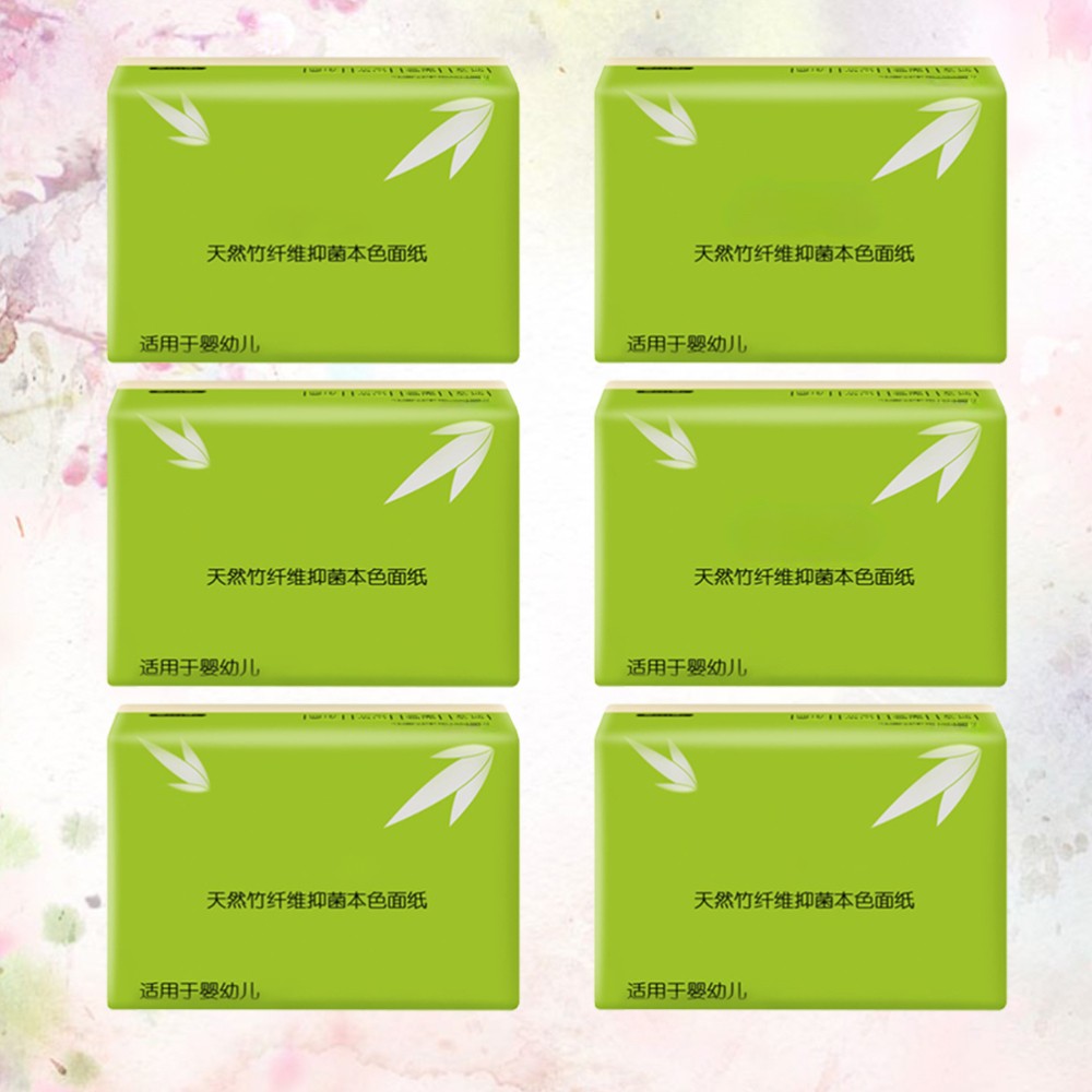 Facial Tissues Recycled Paper Extraction Bamboo Pulp Toilet Napkin
