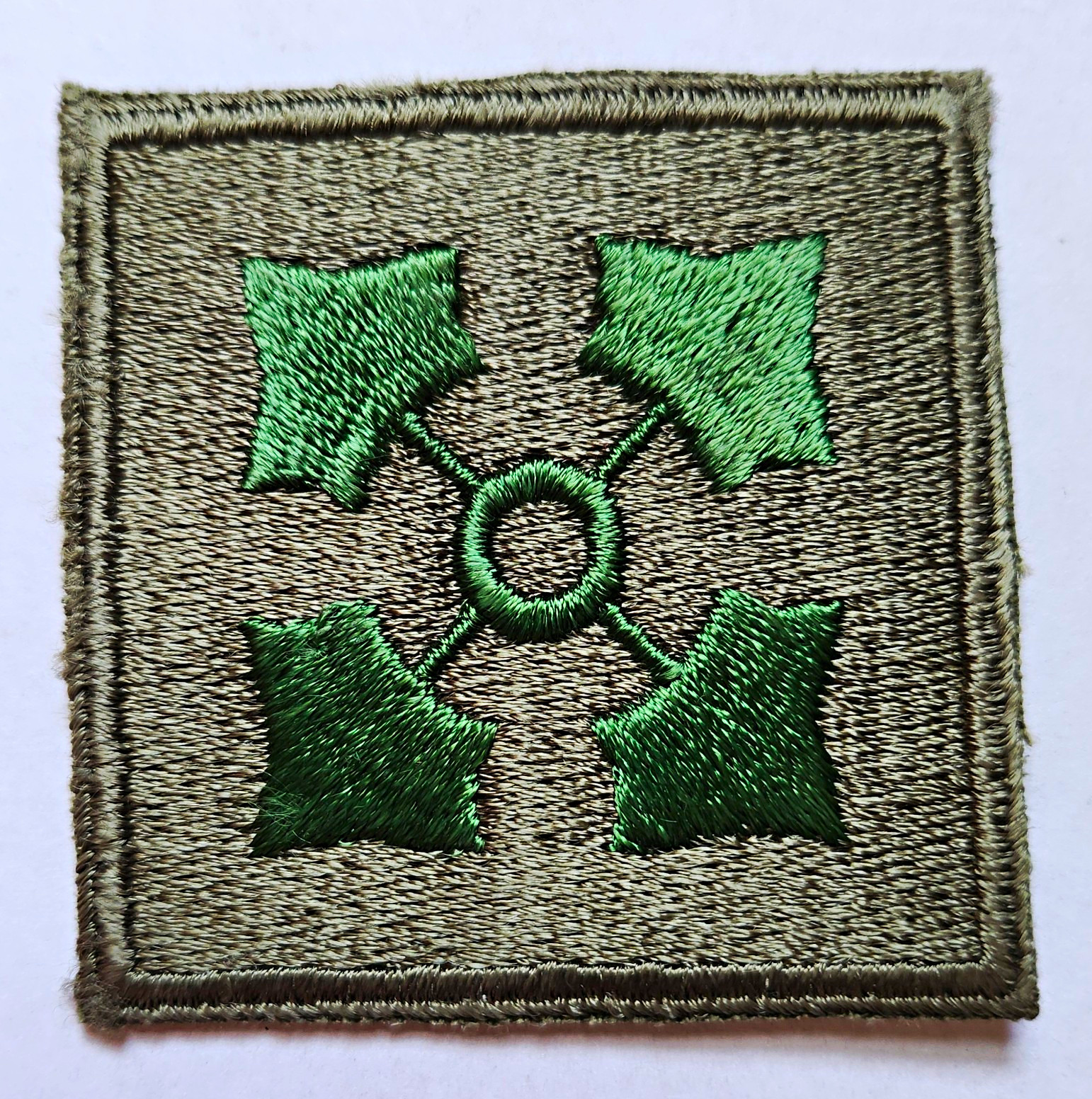 WWII US Army 4th Infantry Division Oversized Patch (04)
